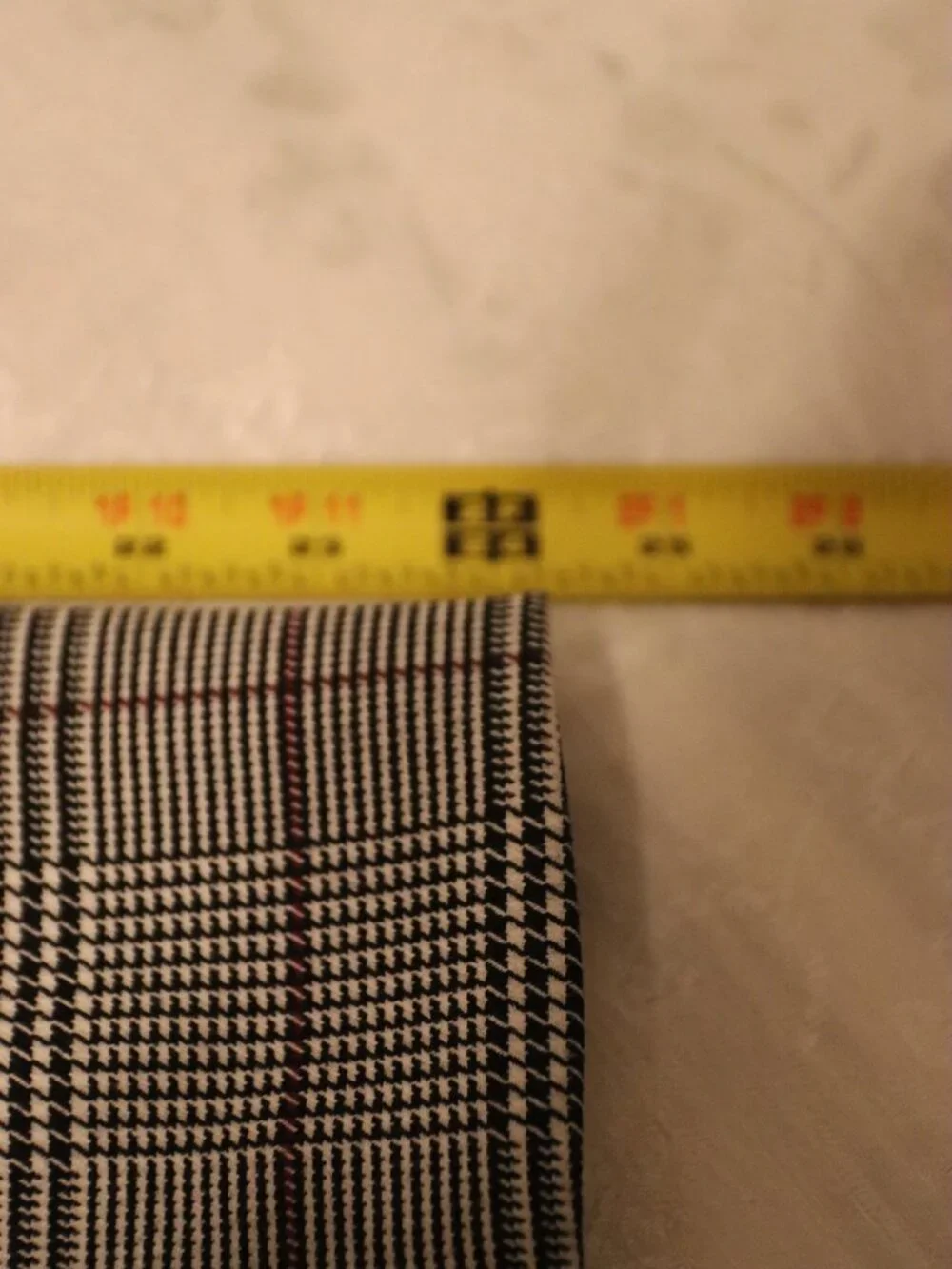 Calvin Klein Single Button Plaid Longline Blazer Tailored Slim Fit Size 4